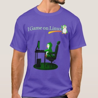Mens I Game on Linux! T-Shirt